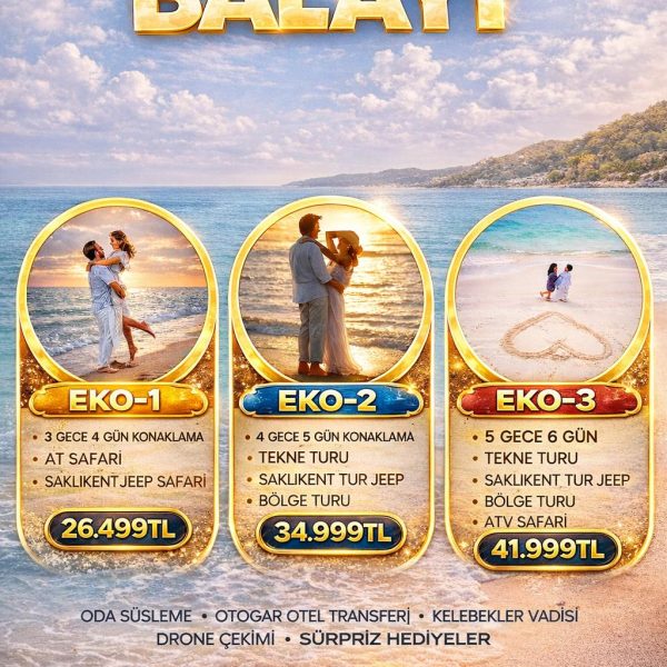 Fethiyede Balayı Tatili Ekonomik