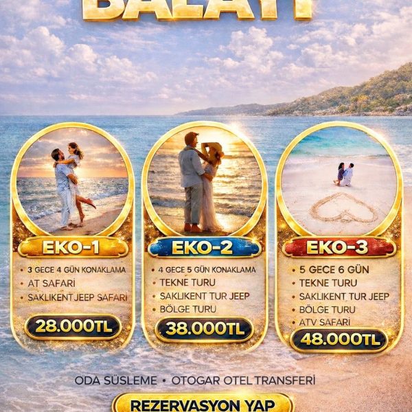 Fethiyede Balayı Tatili Ekonomik