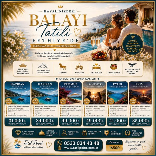 Jakuzili Balayı Paketleri
