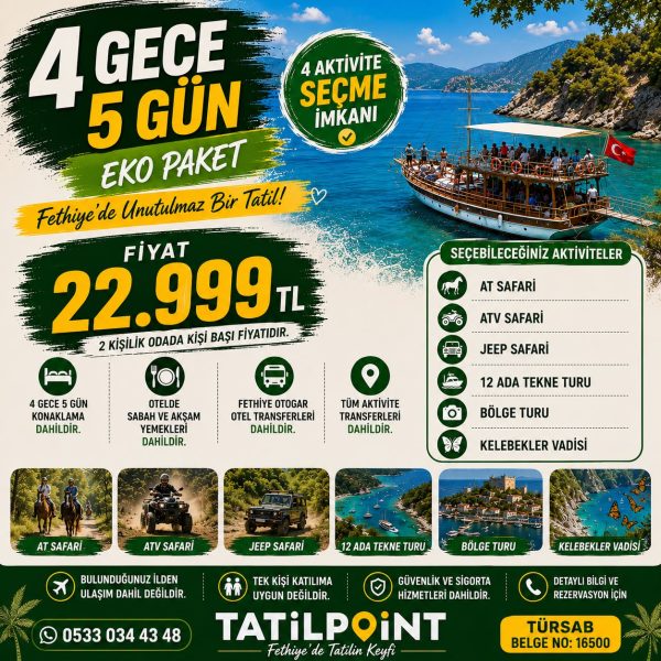 4 GECE 5 GÜN 4 AKTİVİTE