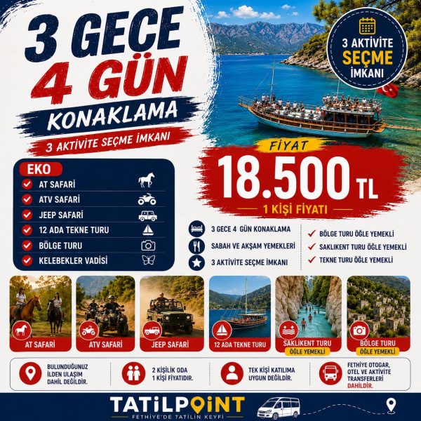 Fethiye’de Unutulmaz Bir Tatil Sizi Bekliyor!