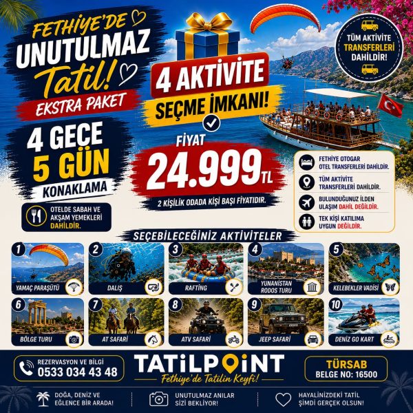 4 GECE 5 GÜN 4 AKTİVİTE